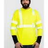 Men'S Clothing * | Ariat Men'S Fr Crew Hi-Vis Long Sleeve Work Shirt Clearance