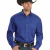 Men'S Clothing * | Ariat Men'S Solid Long Sleeve Western Shirt Outlet