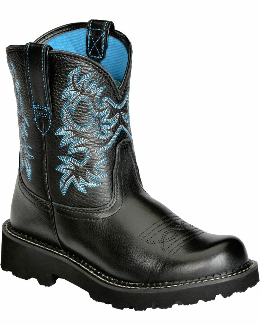 Boots & Shoes * | Ariat Fatbaby Black Cowgirl Boots Outlet