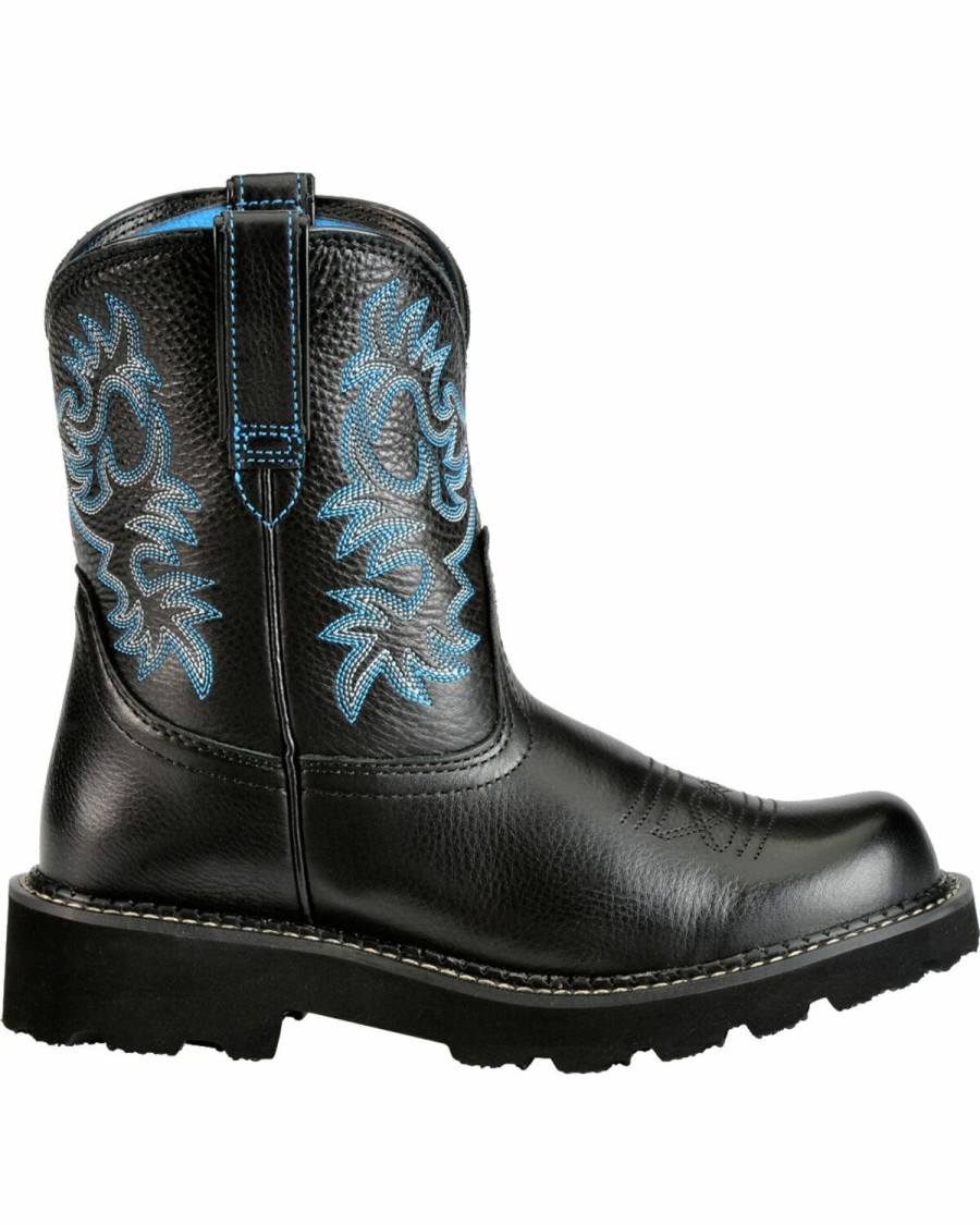 Boots & Shoes * | Ariat Fatbaby Black Cowgirl Boots Outlet