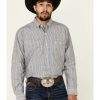 Men'S Clothing * | Ariat Men'S Structure Stretch Striped Long Sleeve Western Shirt Sale