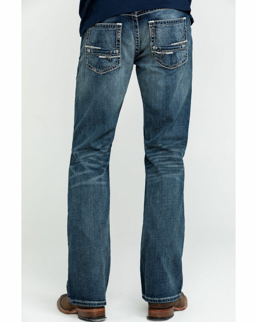 Men'S Clothing * | Ariat Men'S M5 Lennox Stretch Stackable Slim Straight Jeans Online