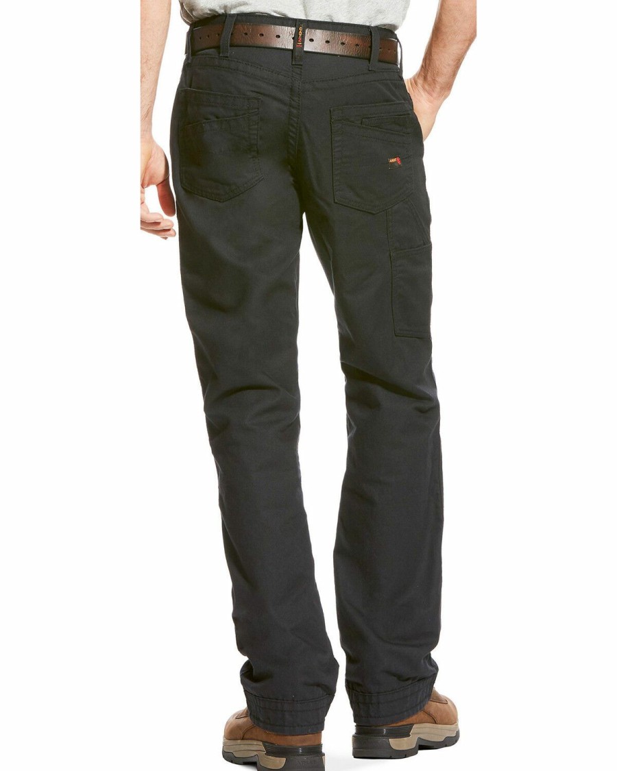 Men'S Clothing * | Ariat Men'S Fr M4 Black Workhorse Bootcut Pants Online