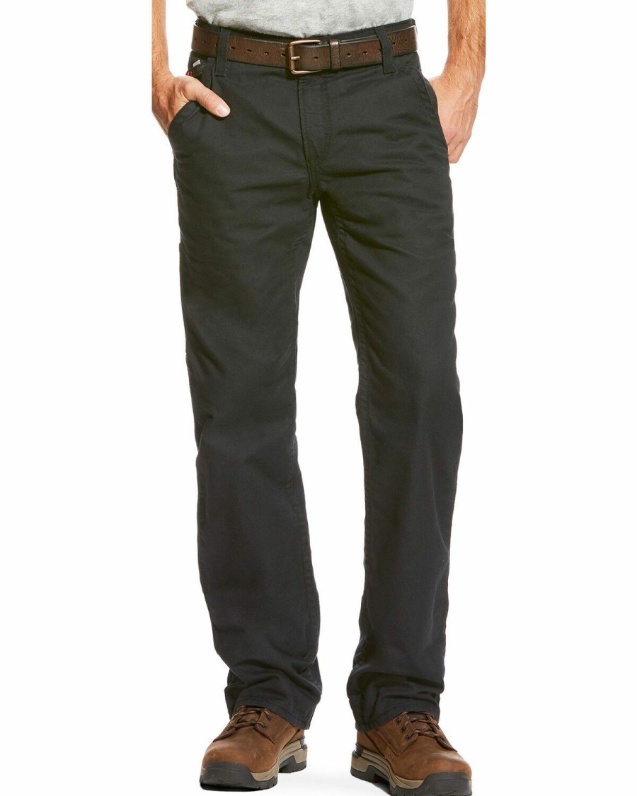 Men'S Clothing * | Ariat Men'S Fr M4 Black Workhorse Bootcut Pants Online