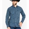 Men'S Clothing * | Ariat Men'S Rackard Retro Camo Long Sleeve Western Shirt Sale