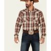 Men'S Clothing * | Ariat Men'S Hamelin Retro Plaid Long Sleeve Snap Western Shirt Outlet