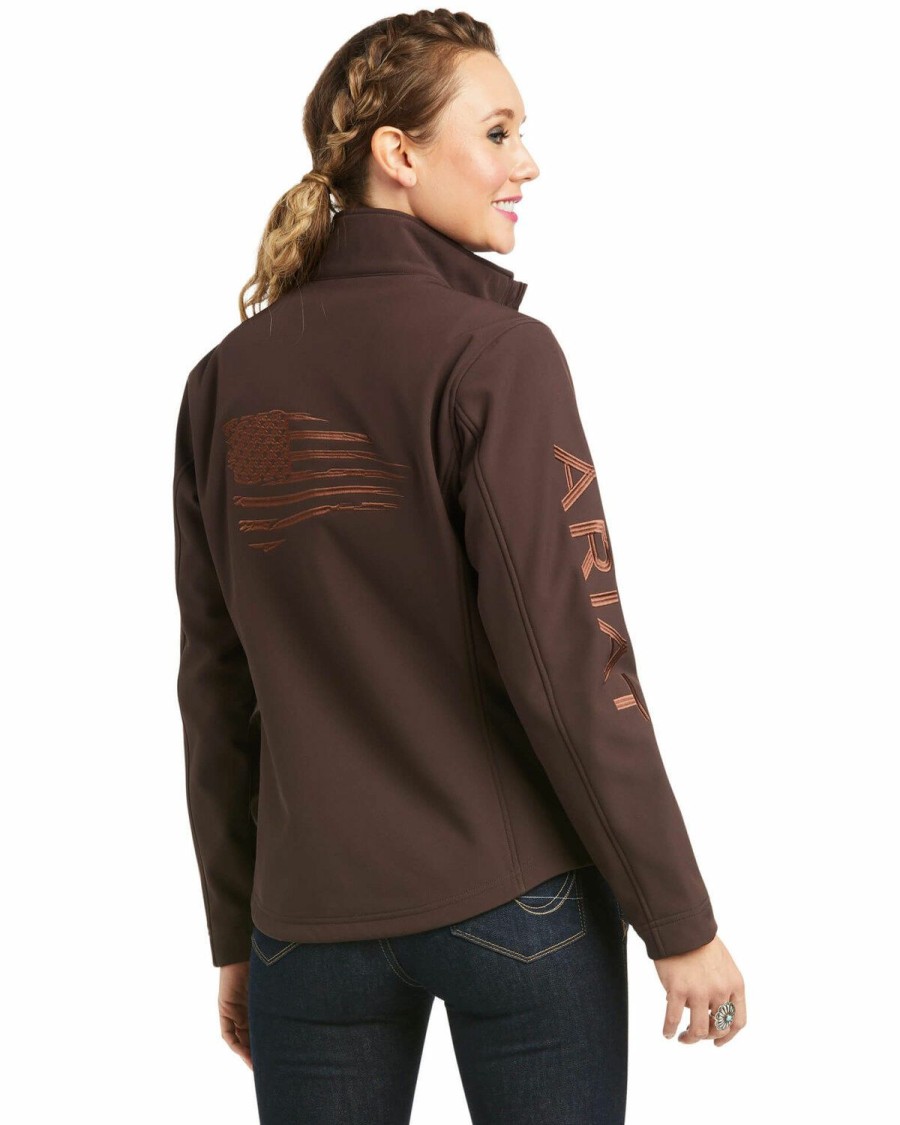 Women'S Clothing * | Ariat Women'S Classic Team Patriot Softshell Jacket Sale