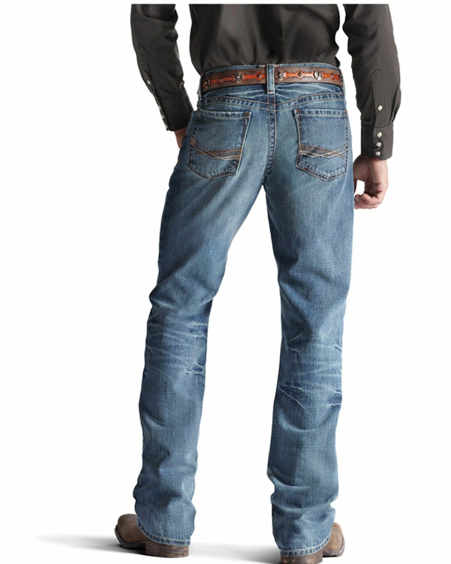 Men'S Clothing * | Ariat Men'S M4 Scoundrel Medium Relaxed Bootcut Jeans Clearance