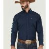 Men'S Clothing * | Ariat Men'S Team Scully Check Plaid Western Shirt Discount