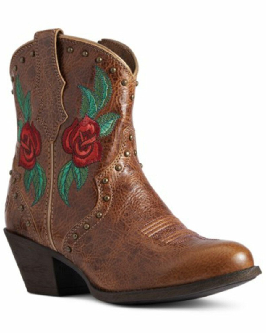 Boots & Shoes * | Ariat Women'S Gracie Rose Fashion Booties Round Toe Online