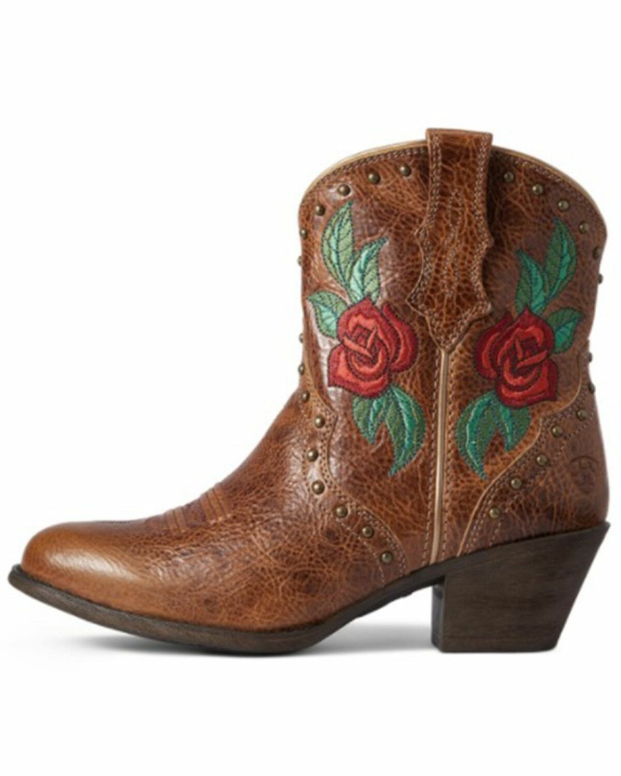 Boots & Shoes * | Ariat Women'S Gracie Rose Fashion Booties Round Toe Online