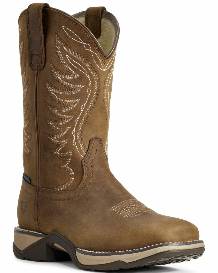 Boots & Shoes * | Ariat Women'S Anthem Waterproof Western Boots Square Toe Sale