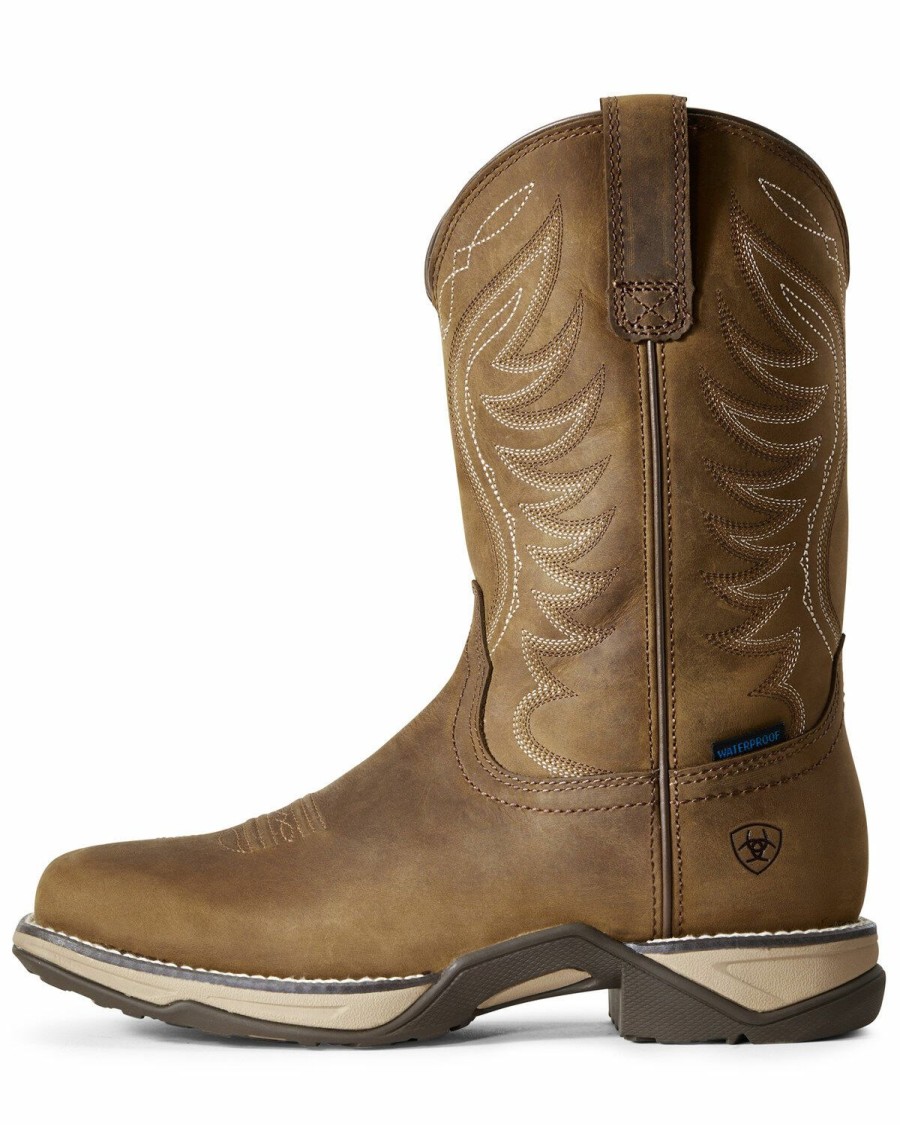 Boots & Shoes * | Ariat Women'S Anthem Waterproof Western Boots Square Toe Sale