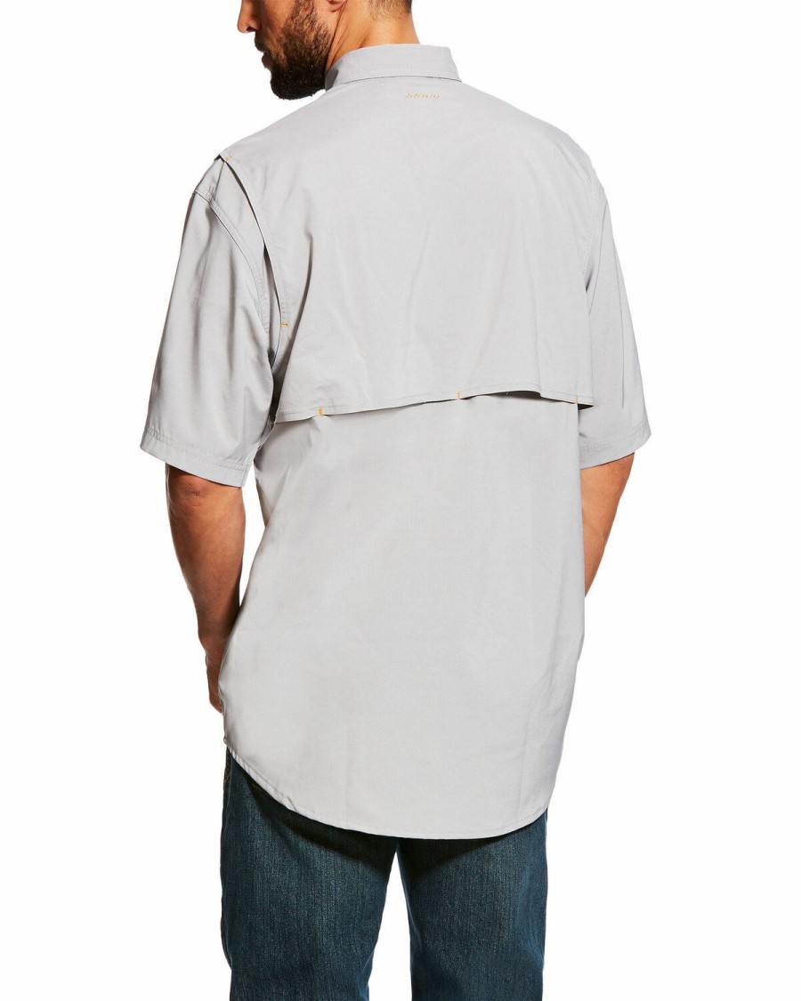 Men'S Clothing * | Ariat Men'S Alloy Rebar Made Tough Vent Short Sleeve Work Shirt Tall Outlet