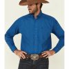 Men'S Clothing * | Ariat Men'S Geo Print Long Sleeve Western Shirt Clearance