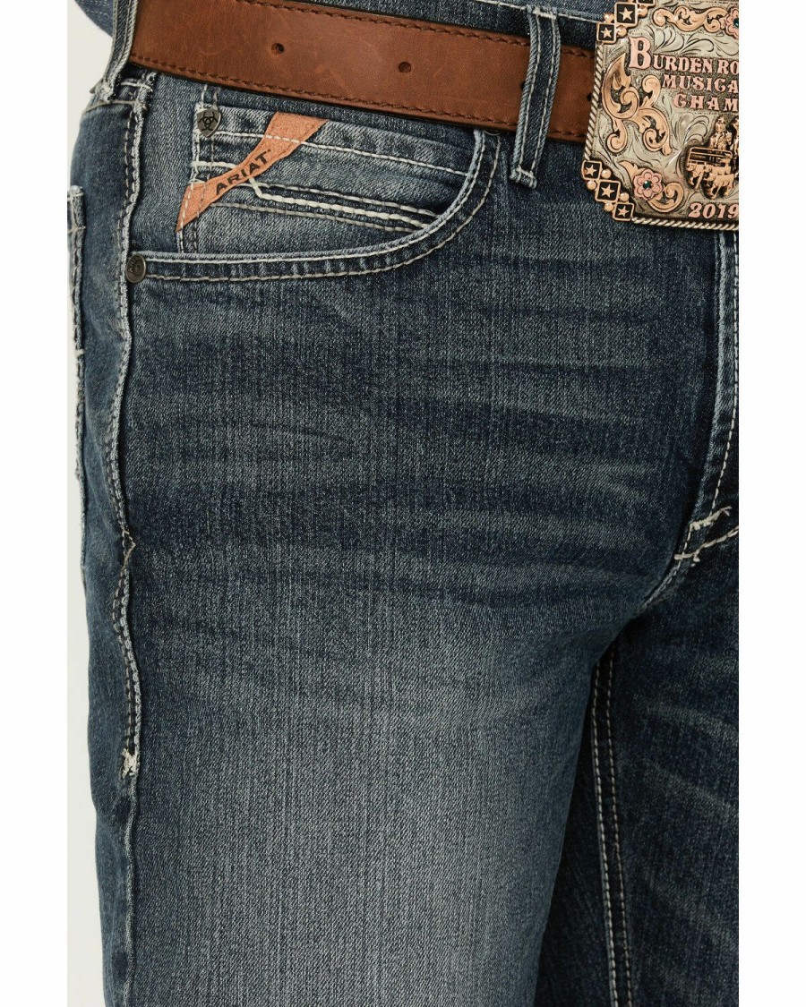 Men'S Clothing * | Ariat Men'S M4 Augustus Louisville Stretch Relaxed Straight Jeans Clearance