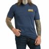 Men'S Clothing * | Ariat Men'S Rebar Roughneck Heather Navy & Lime Graphic Short Sleeve Work Pocket T-Shirt Online