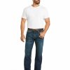 Men'S Clothing * | Ariat Men'S M4 Ford Bragg Dark Stretch Relaxed Bootcut Jeans Online