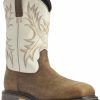 Boots & Shoes * | Ariat Men'S Cream Workhog Western Work Boots Composite Toe Outlet