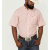 Men'S Clothing * | Ariat Men'S Keith Check Plaid Short Sleeve Button-Down Western Shirt Sale