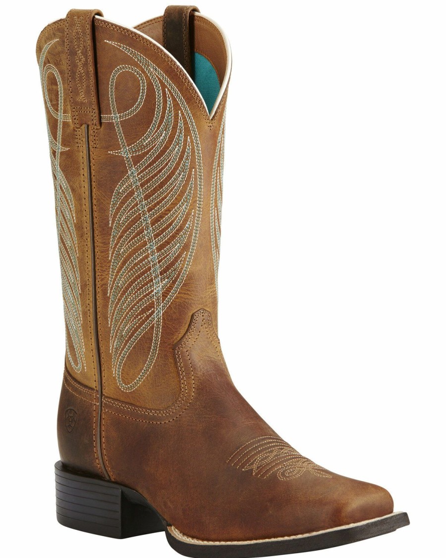 Boots & Shoes * | Ariat Women'S Round Up Western Boots Discount