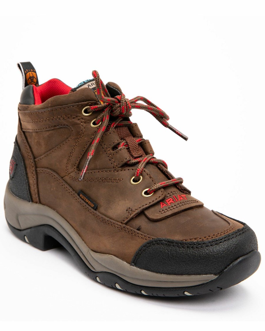 Boots & Shoes * | Ariat Women'S Terrain H2O Waterproof Boots Round Toe Online