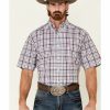 Men'S Clothing * | Ariat Men'S Tayson Small Plaid Short Sleeve Western Shirt Sale