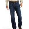 Men'S Clothing * | Ariat Men'S Fr M4 Stillwell Dark Wash Durastretch Relaxed Bootcut Work Jeans Big Discount