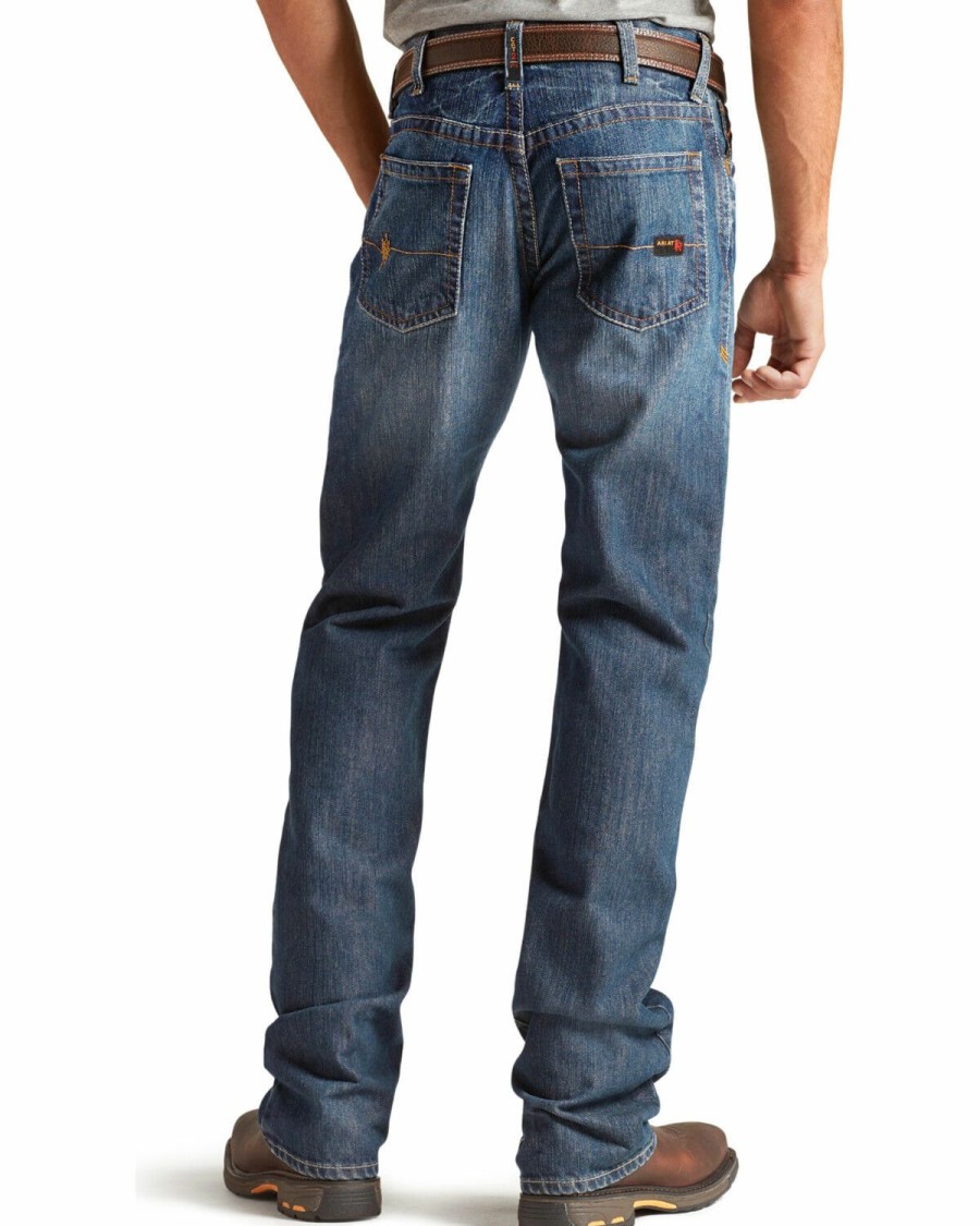 Men'S Clothing * | Ariat Men'S M4 Flame Resistant Alloy Bootcut Jeans Big & Tall Clearance