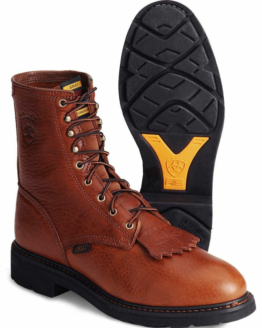 Boots & Shoes * | Ariat Men'S 8 Cascade Work Boot Online