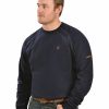 Men'S Clothing * | Ariat Men'S Fr Workwear Crew Long Sleeve Work T-Shirt Big & Tall Sale