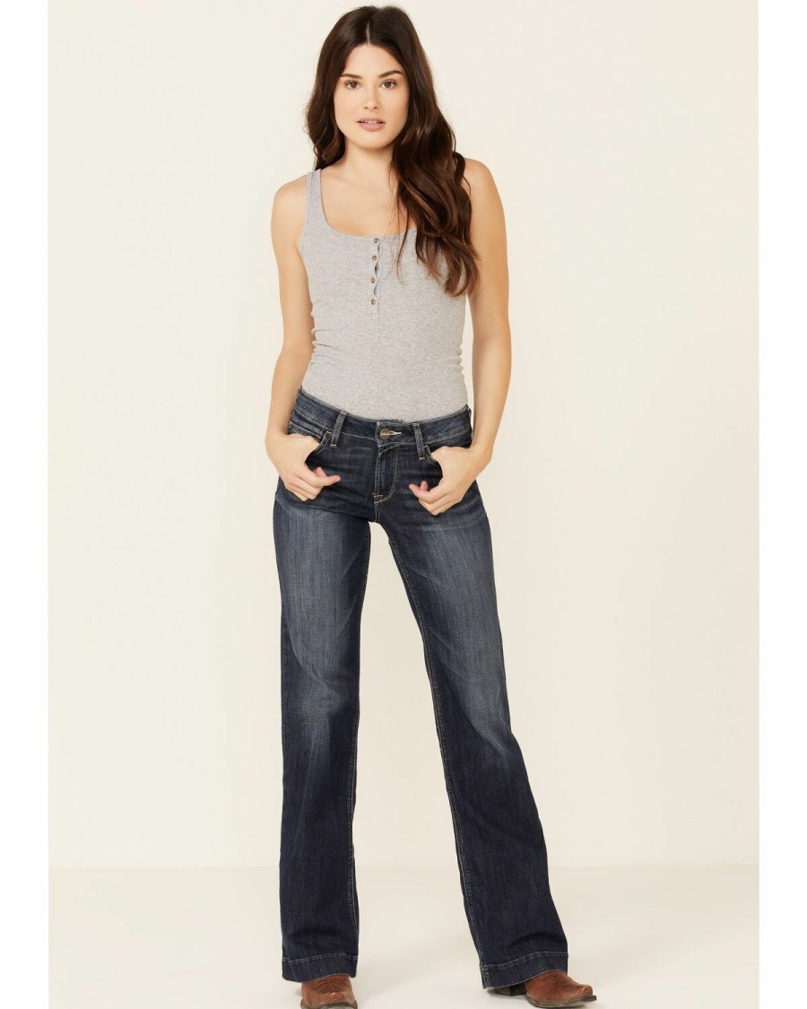 Women'S Clothing * | Ariat Women'S Antonella Trouser Leg Jeans Outlet