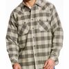 Men'S Clothing * | Ariat Men'S Grey Wes Retro Shirt Western Woven Jacket Sale