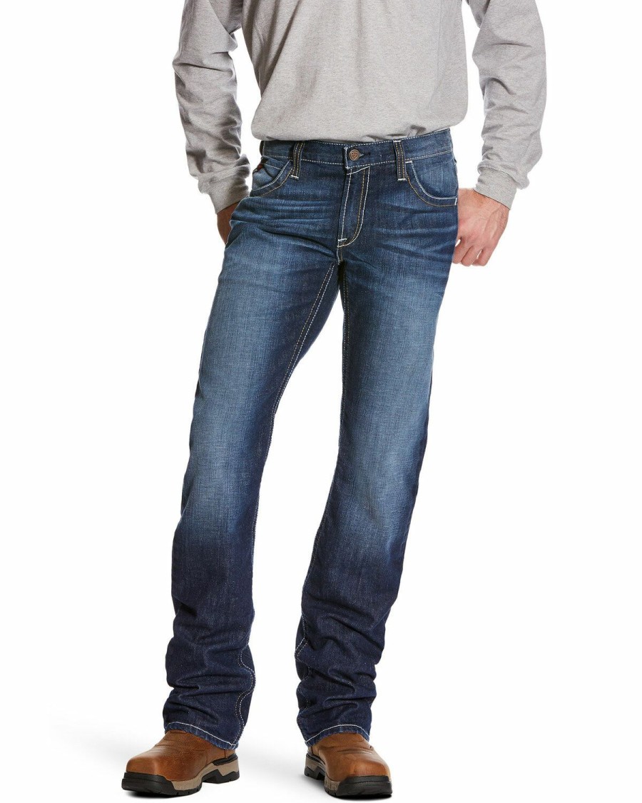 Men'S Clothing * | Ariat Men'S M5 Ryley Slim Stackable Straight Leg Work Jeans Big Clearance