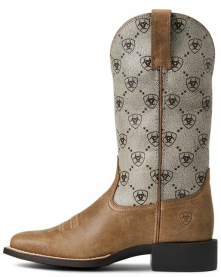 Boots & Shoes * | Ariat Women'S Round Up Western Boots Wide Square Toe Clearance