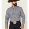 Men'S Clothing * | Ariat Men'S Jermias Stretch Check Plaid Long Sleeve Button-Down Western Shirt Online