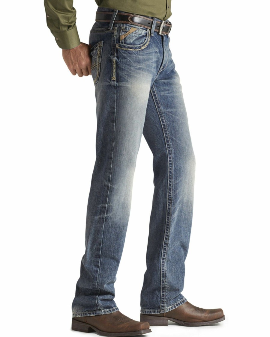 Men'S Clothing * | Ariat Men'S M5 Low Rise Straight Leg Jeans Discount