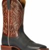 Boots & Shoes * | Ariat Men'S Baked Black & Gulch Red Circuit Greeley Full-Grain Western Boot Wide Square Toe Discount