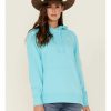 Women'S Clothing * | Ariat Women'S Embroidered Logo Pullover Sweatshirt Hoodie Clearance