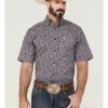 Men'S Clothing * | Ariat Men'S Jethro Stretch Floral Print Button-Down Western Shirt Sale