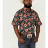 Men'S Clothing * | Ariat Men'S Tylen Stretch Floral Print Short Sleeve Button-Down Western Shirt Sale