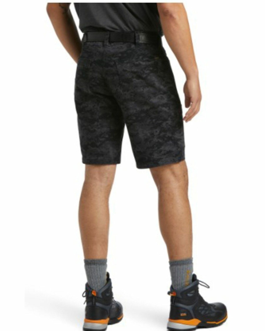 Men'S Clothing * | Ariat Men'S Rebar Digi Camo Print Durastretch Made Tough Work Shorts Sale