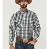 Men'S Clothing * | Ariat Men'S Wf Dereck Small Plaid Western Shirt Online