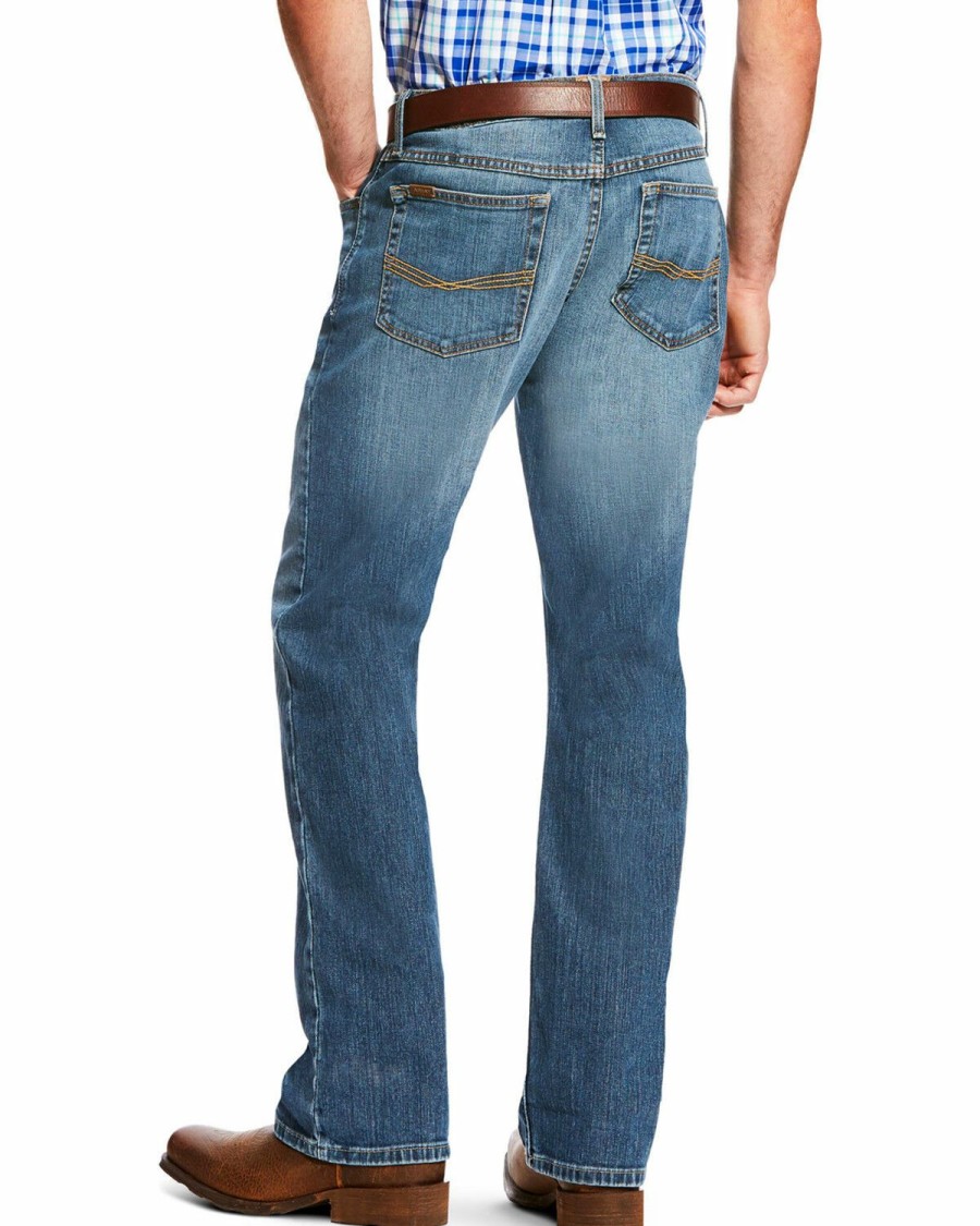 Men'S Clothing * | Ariat Men'S Low Rise M7 Legacy Stretch Drifter Slim Fit Bootcut Jeans Outlet