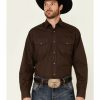 Men'S Clothing * | Ariat Men'S Merce Small Geo Print Long Sleeve Button-Down Western Shirt Discount