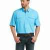 Men'S Clothing * | Ariat Men'S Outbound Tek Short Sleeve Button-Down Western Shirt Online