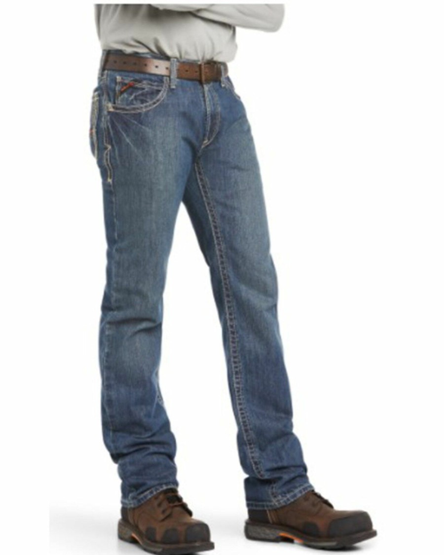 Men'S Clothing * | Ariat Men'S Flame Resistant M4 Clay Low-Rise Bootcut Work Jeans Outlet