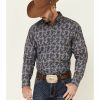 Men'S Clothing * | Ariat Men'S Plato Paisley Print Long Sleeve Button-Down Western Shirt Discount