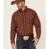 Men'S Clothing * | Ariat Men'S Pepi Small Plaid Long Sleeve Snap Western Shirt Outlet